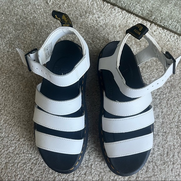 Dr. Martens White Blaire Fisherman Platform Sandal - Picture 4 of 8